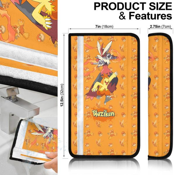 pokemon seat belt covers blaziken uqerb