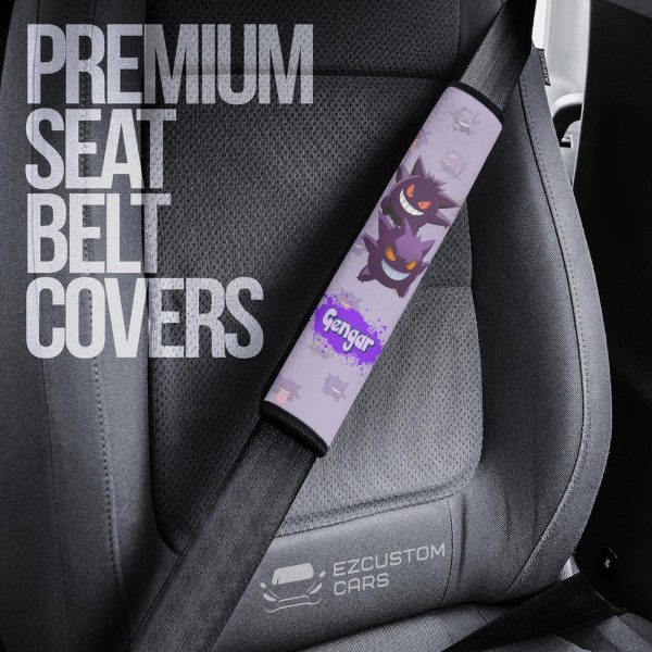 pokemon seat belt covers gengar aaska