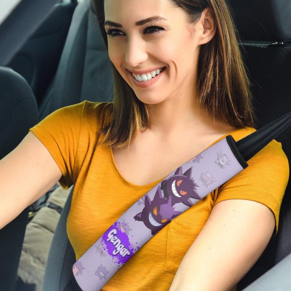 Gengar Seat Belt cover – Custom Pokemon Gift Car Accessories