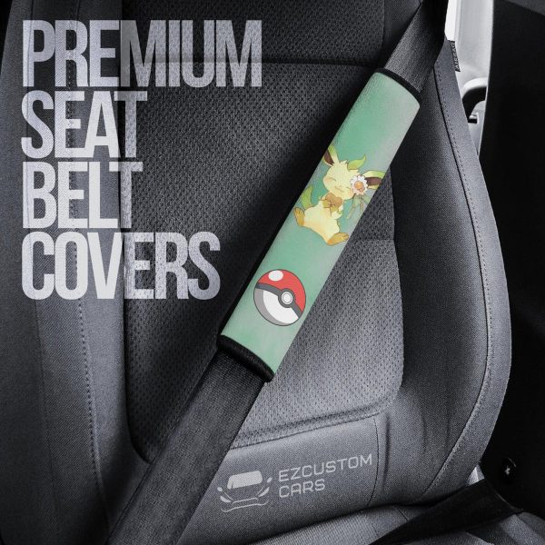 pokemon seat belt covers leafeon bloom 2ecb8