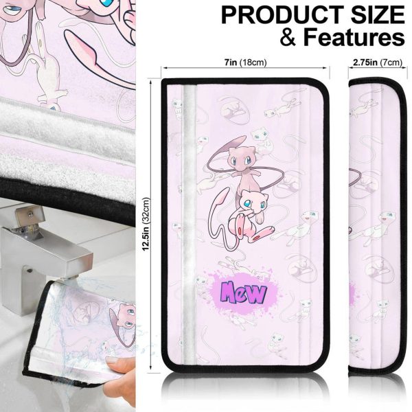 pokemon seat belt covers mew 71lsj