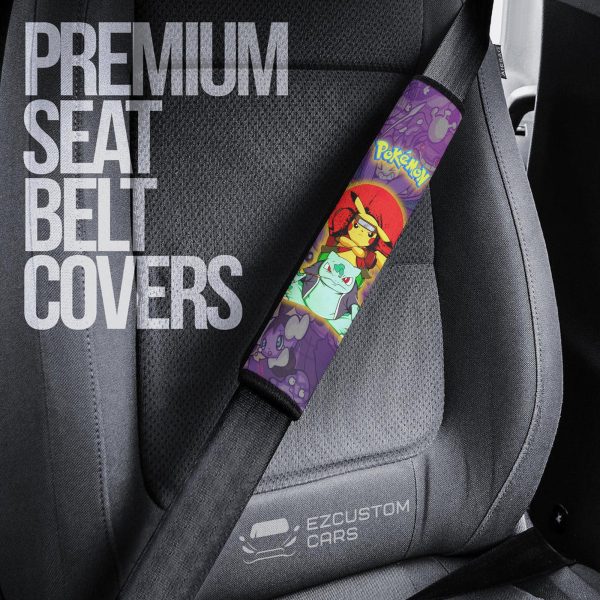 pokemon seat belt covers pikachu mix naruto ikokd