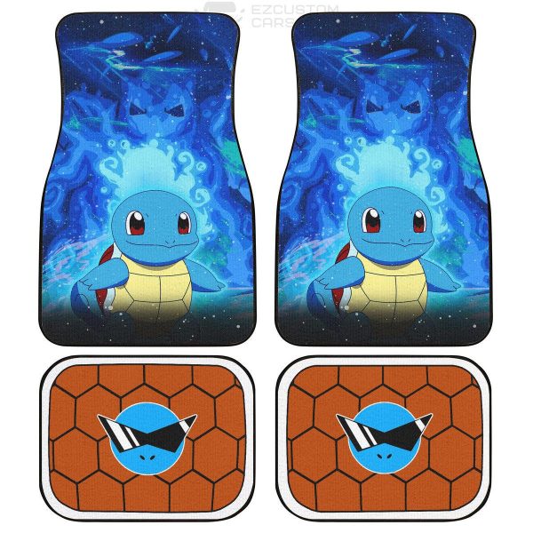 Pokemon Squirtle Car Floor Mats Custom Anime Car Accessories