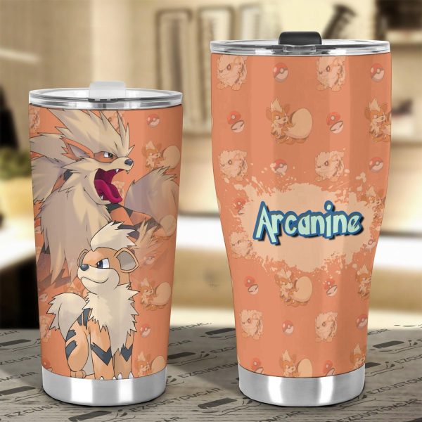 pokemon tumbler cup arcanine fkiuf