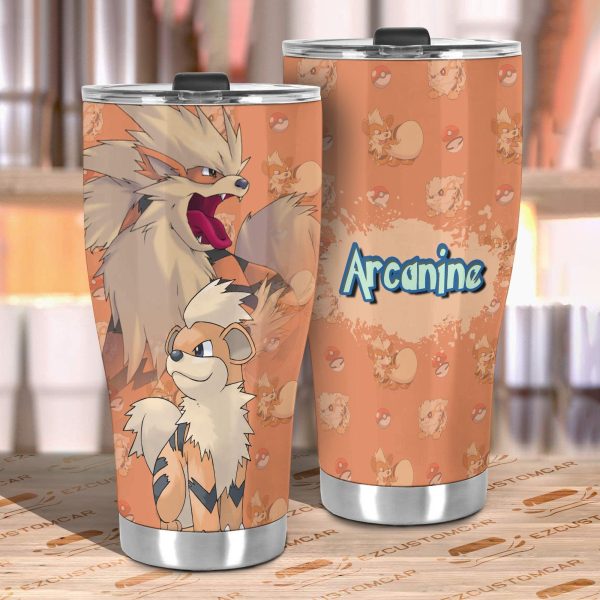 pokemon tumbler cup arcanine ug342