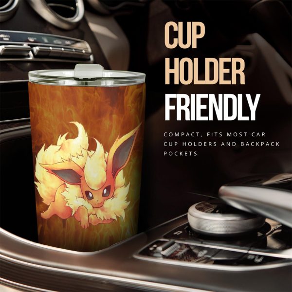 pokemon tumbler cup flareon on fire dpgkl