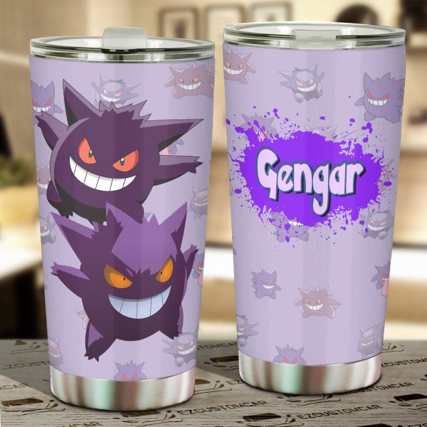 Gengar Travel Mug – Ideal Tumbler for Your Pokemon Collections