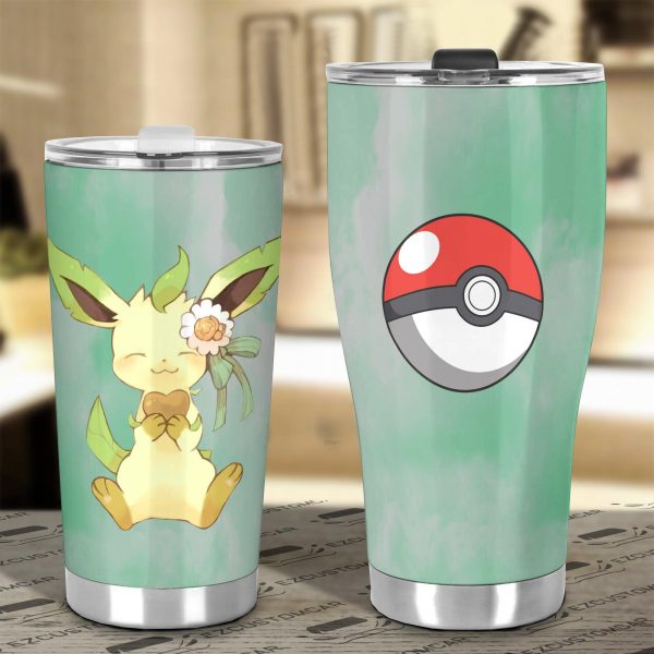 pokemon tumbler cup leafeon bloom jnnur