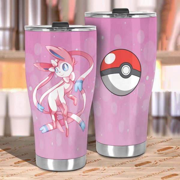 pokemon tumbler cup sylveon your valentine lycud