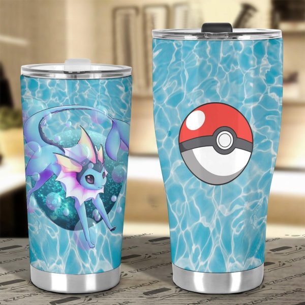 pokemon tumbler cup vaporeon deep love gioiy