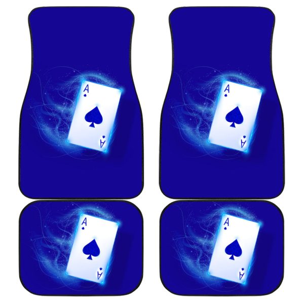 Poker Car Accessories Custom Gold Poker Car Floor Mats
