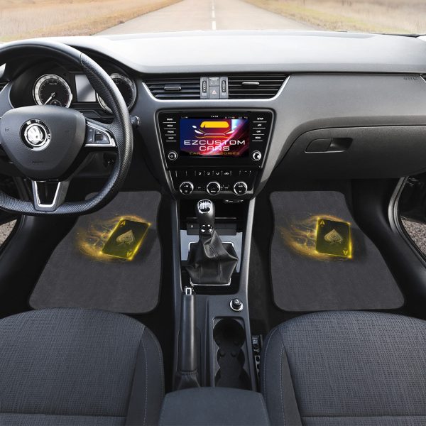 poker car accessories custom gold poker car floor mats 7vmkh