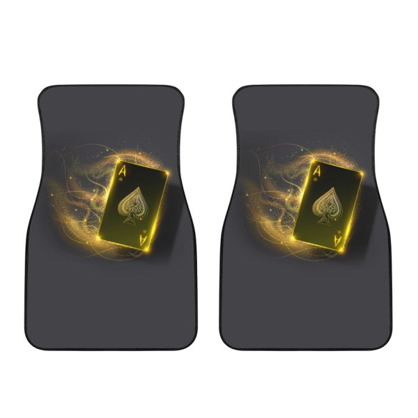 poker car accessories custom gold poker car floor mats sitgd