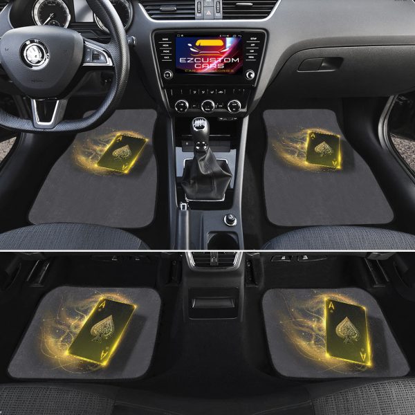 poker car accessories custom gold poker car floor mats tjsmg