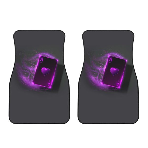poker car accessories custom purple poker car floor mats nxn7s