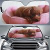 Poodle Cute Car Sun Shade