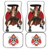 Portgas D. Ace Car Floor Mats One Piece Anime Decor For Cars Car Accessories