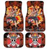 Portgas D. Ace Car Floor Mats One Piece Anime Decor For Cars
