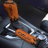 Portgas D.Ace Pattern Shift Knobs Car Covers Set Custom One Piece Anime Car Accessories