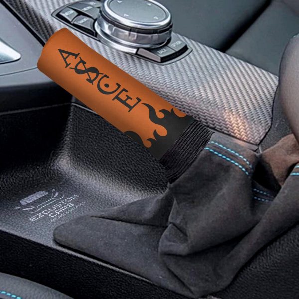 portgas dace pattern shift knobs car covers set custom one piece anime car accessories q5gs7