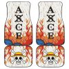 Portgas.d.ace Car Floor Mats One Piece Anime Decor For Cars Car Accessories