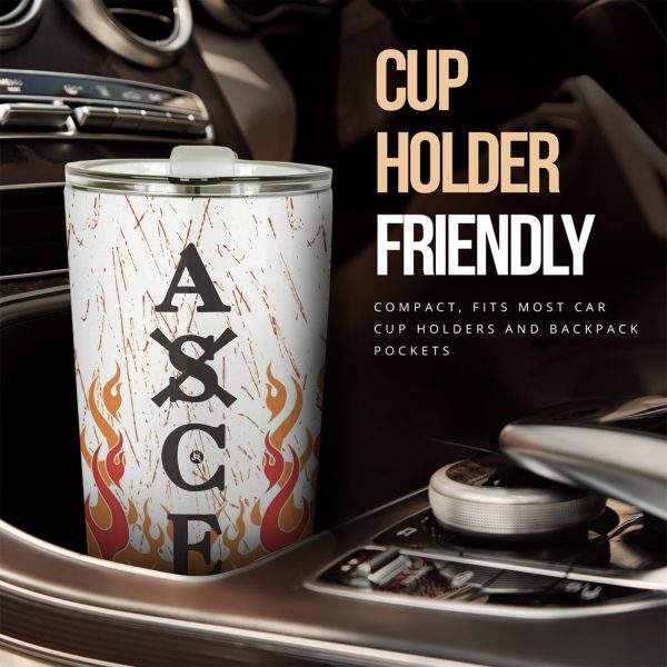 Portgas.d.ace Car Tumbler Cup Custom One Piece Anime Car Accessories