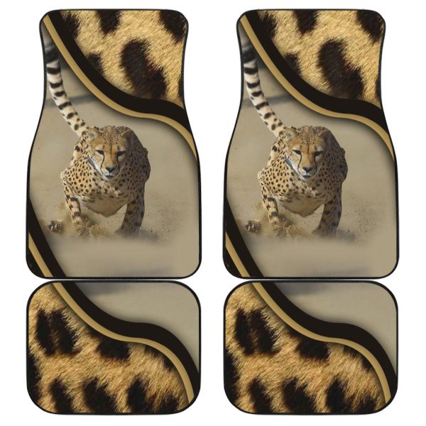 Skinny Cheetah Car Floor Mats Custom Cheetah Car Accessories