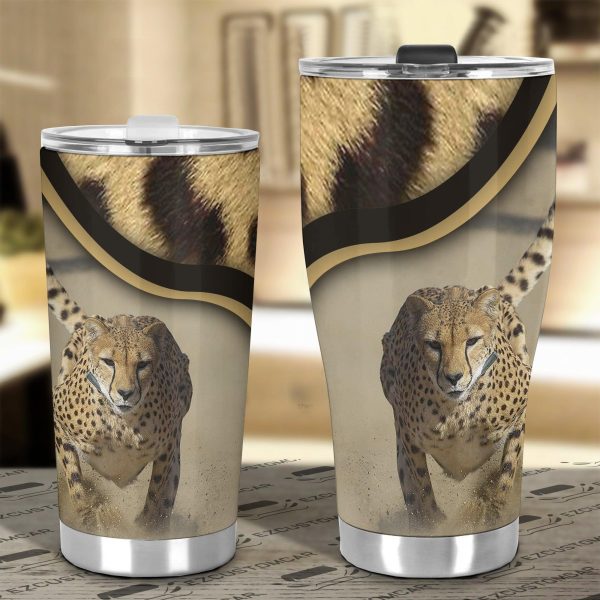 predatory cheetah car tumbler cup custom cheetah car accessories sdlbw
