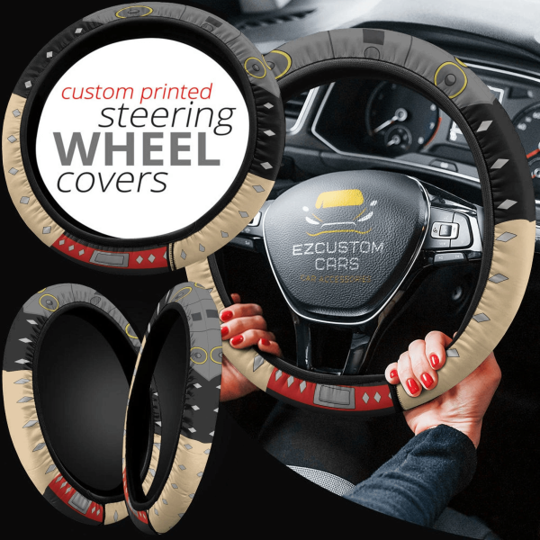 present mic my hero academia anime steering wheel cover custom anime car accessories 9mikp
