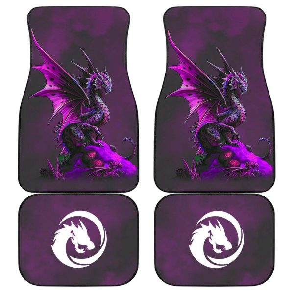 Red Dragon Car Floor Mats Custom Dragon Car Accessories