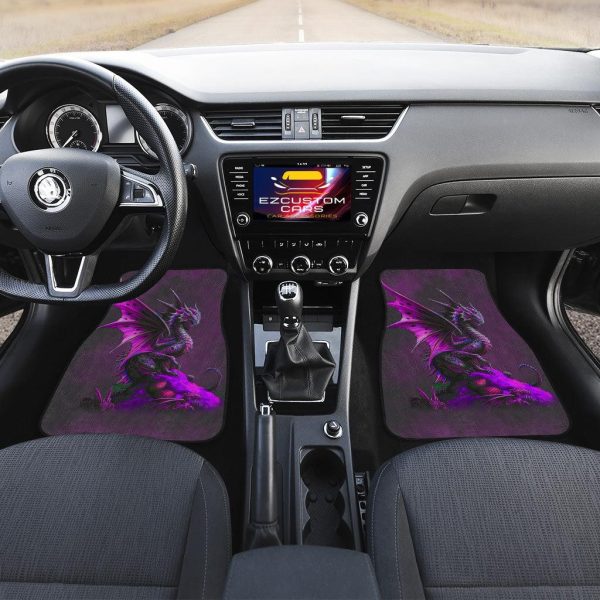 purple dragon car floor mats custom dragon car accessories u2eym