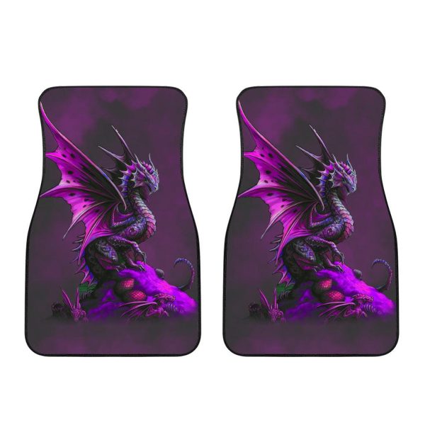 purple dragon car floor mats custom dragon car accessories yzyrj