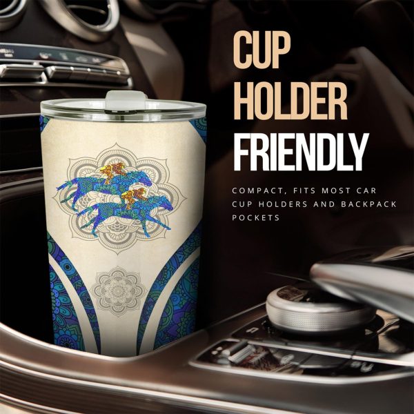 Racing Horse Car Tumbler Cup Custom Horse Car Accessories
