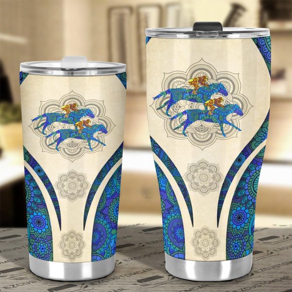 racing horse car tumbler cup custom horse car accessories vf4mx