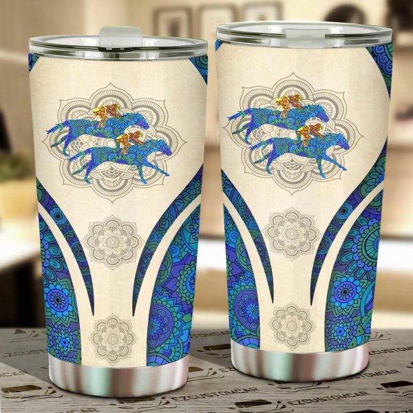 Racing Horse Car Tumbler Cup Custom Horse Car Accessories