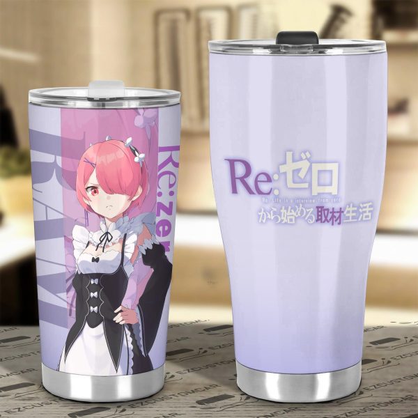 ram car tumbler cup custom anime rezero car accessories ztt4t