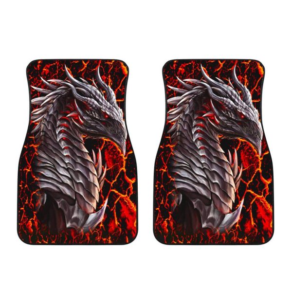 Red Dragon Car Floor Mats Custom Dragon Car Accessories