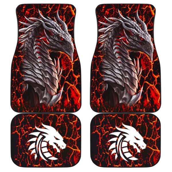 Red Dragon Car Floor Mats Custom Dragon Car Accessories