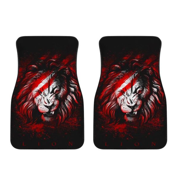 red lion car floor mats custom lion car accessories 5lchz