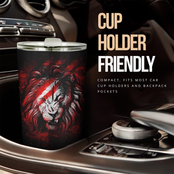 red lion car tumbler cup custom lion car accessories mldec