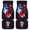 Red x Blue Dragon Car Floor Mats Custom Dragon Car Accessories