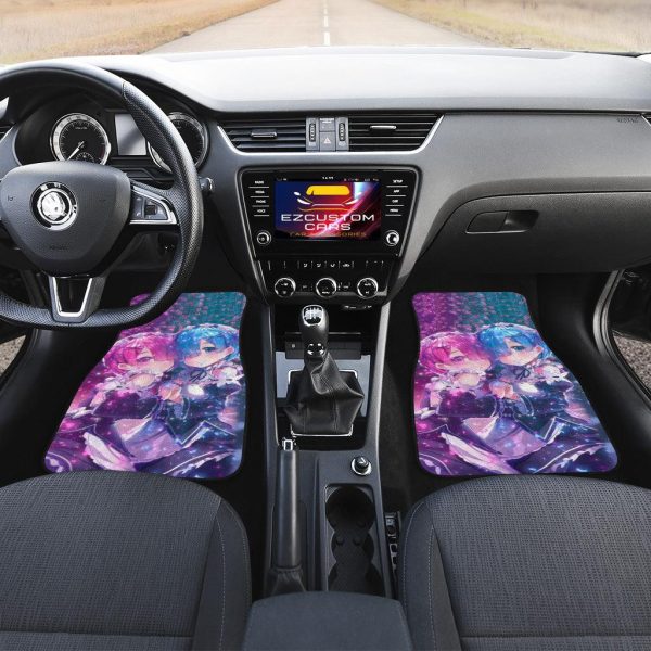rem and ram car floor mats custom re zero anime car accessories pq5kc