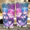 Rem and Ram Car Tumbler Cup Custom Anime ReZero Car Accessories