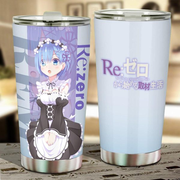 Subaru Re Zero Car Tumbler Cup Custom Anime Re:Zero Car Accessories