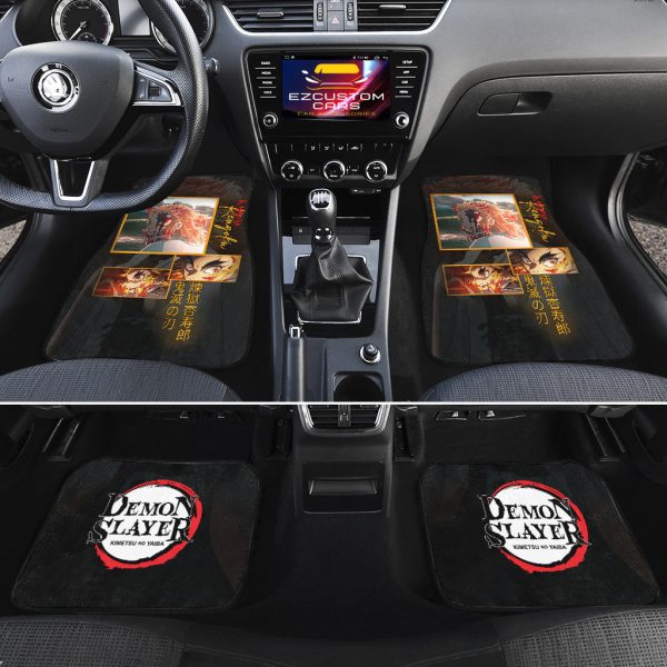 rengoku custom demon slayer car floor mats hkjfj