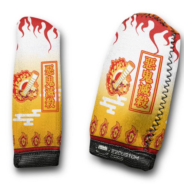 Rengoku Demon Slayer Shift Knobs Car Covers Set Custom Anime Car Accessories