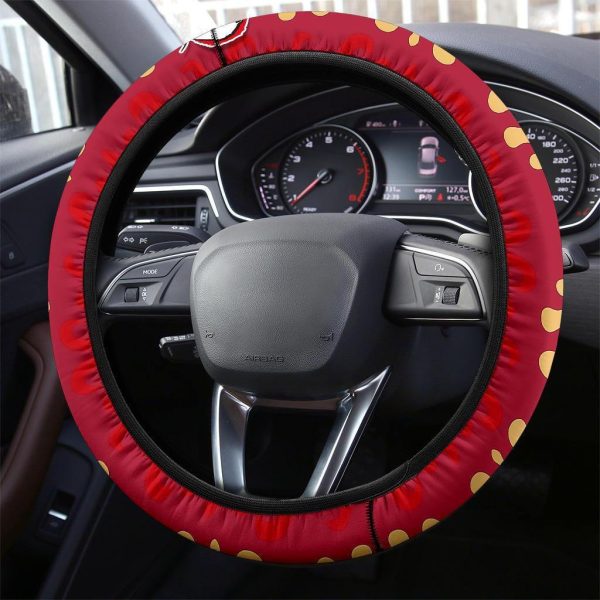 rengoku demon slayers anime steering wheel cover anime car accessories yktuq