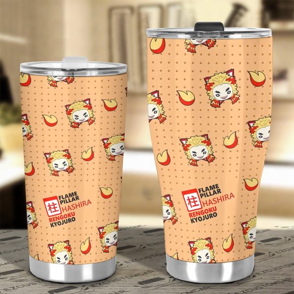 rengoku kiojuro car tumbler cup demon slayer anime car accessories 7icbo
