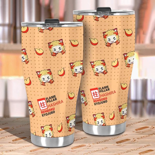 rengoku kiojuro car tumbler cup demon slayer anime car accessories inspe