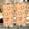 Rengoku Kiojuro Car Tumbler Cup Demon Slayer Anime Car Accessories